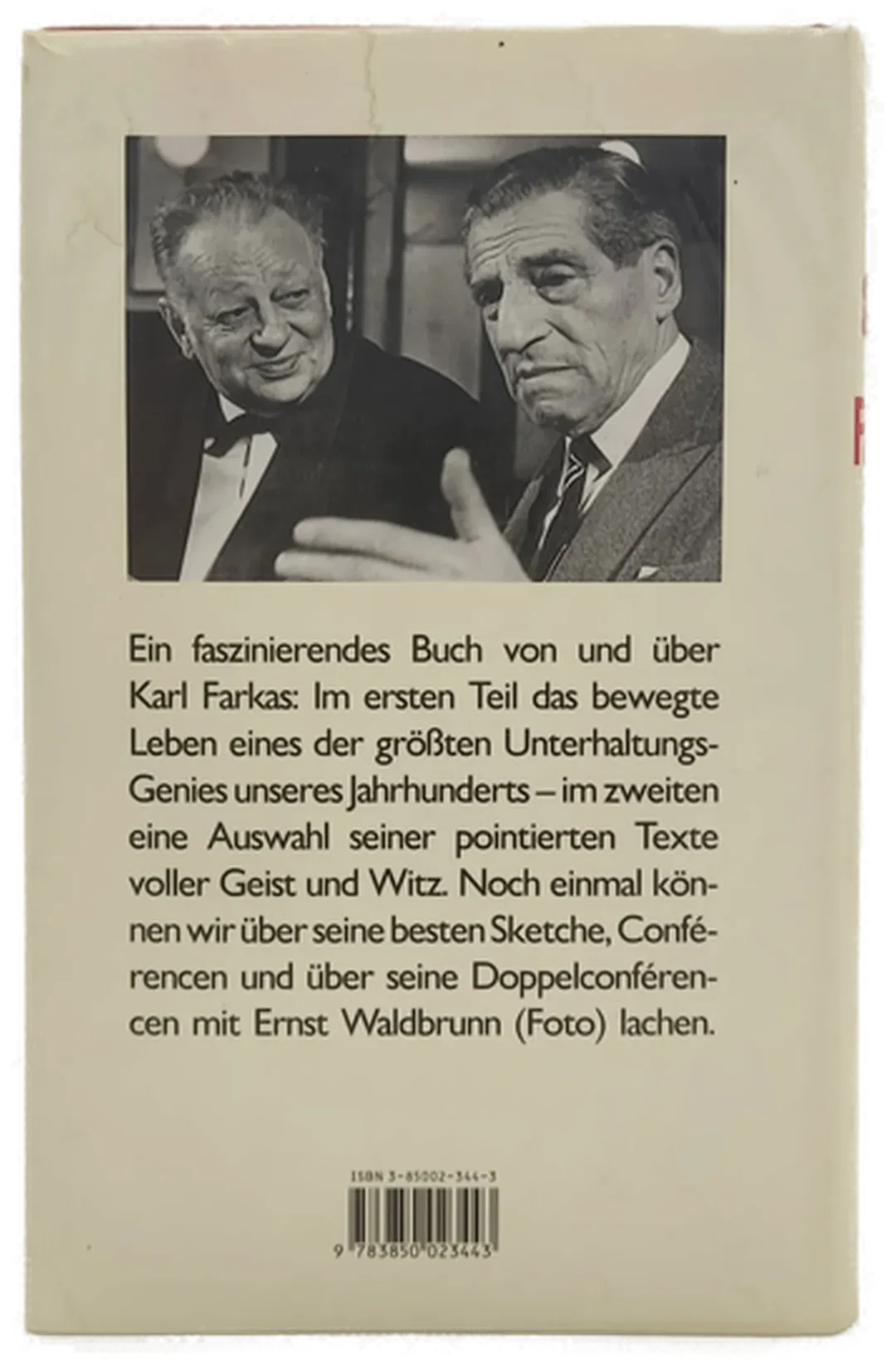 Buch "Das grosse Karl Farkas Buch" - Georg Markus – Bild 2