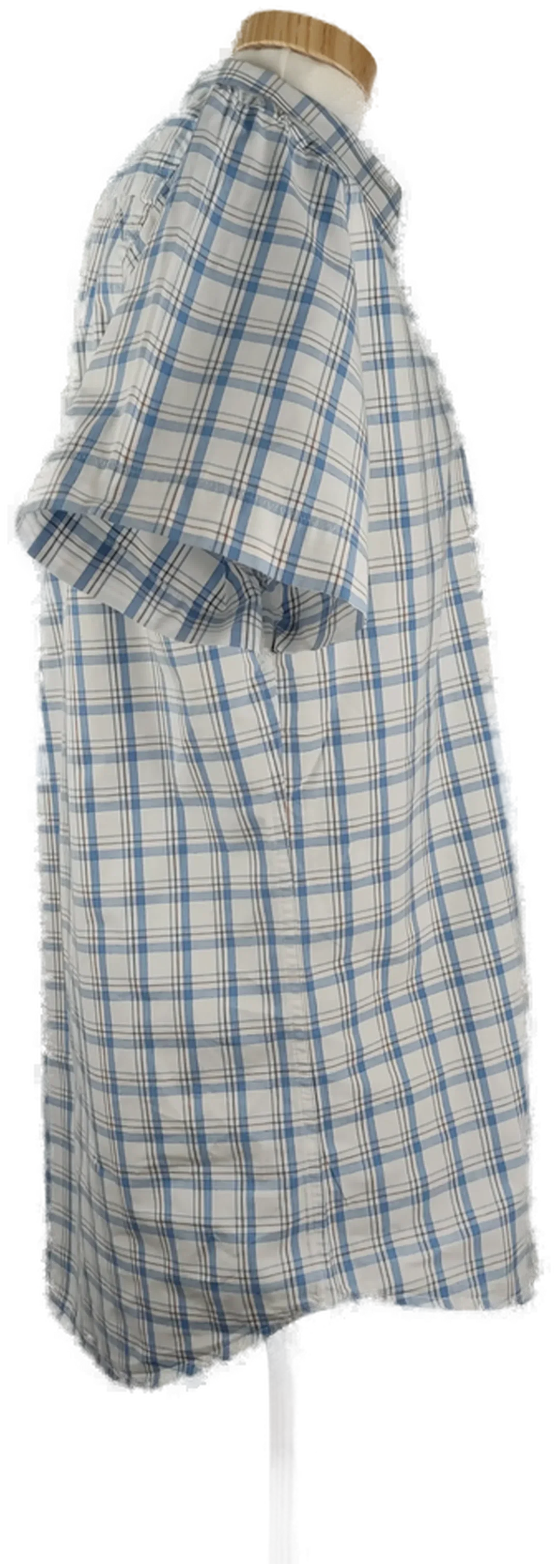 Tom Tailor Herrenhemd kurzarm kariert blau - L/50 – Bild 3