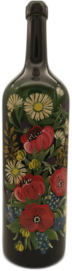 Handbemalte Flasche Geschenk - Bild 1