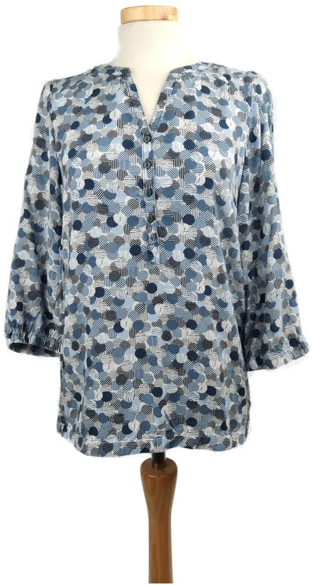 Cecil Damenbluse blua gemustert - XS/34 - Bild 4
