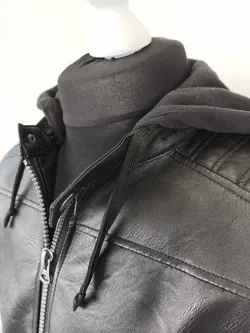 Kunstlederjacke Herren, x Mail, Gr. M - Bild 2