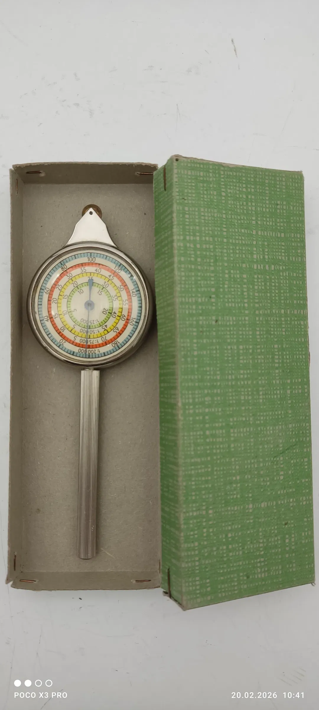 Antikes Kartenmesser, Kurvimeter - Bild 1