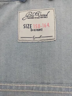 Girls United Kinder Gillet blau - 158/164 - Bild 4