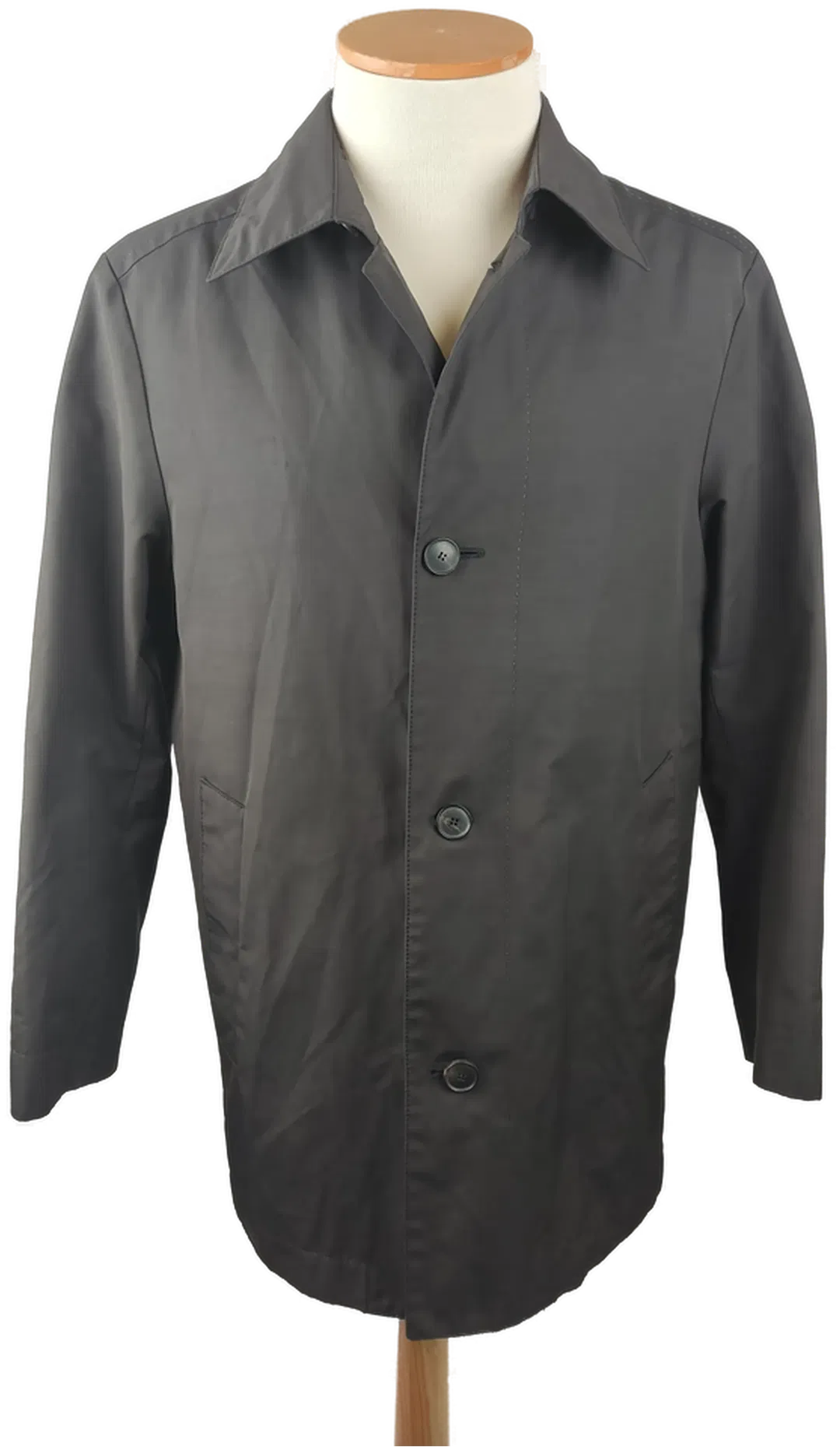 Hugo Boss Herrenmantel in Schwarz, Größe 46 - Bild 4