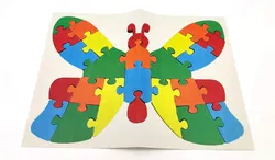 Holzpuzzle Schmetterling - Bild 1