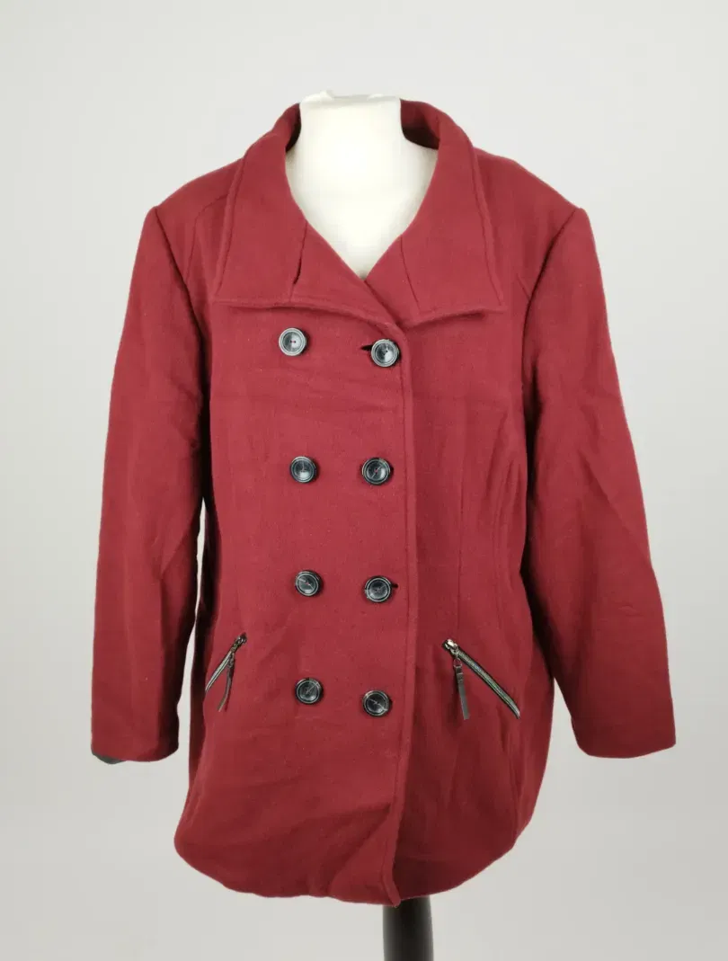 THE OUTERWEAR C&A Mantel Weinrot - Gr. 50 - Bild 1