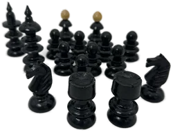 Schachfiguren aus Holz - Bild 2