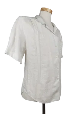 Vintage J. Leopold Damen Bluse, weiß - Gr. XL  - Bild 2