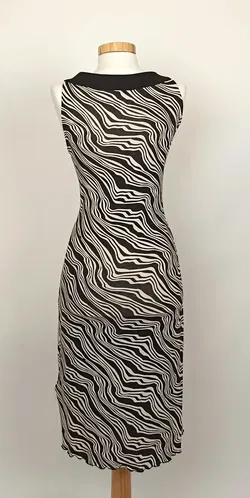 Tom Tailor Midikleid Zebramuster Gr. 38 - Bild 2