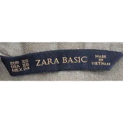 Zara Basic Damenbluse braun - Gr. XS/34 - Bild 4