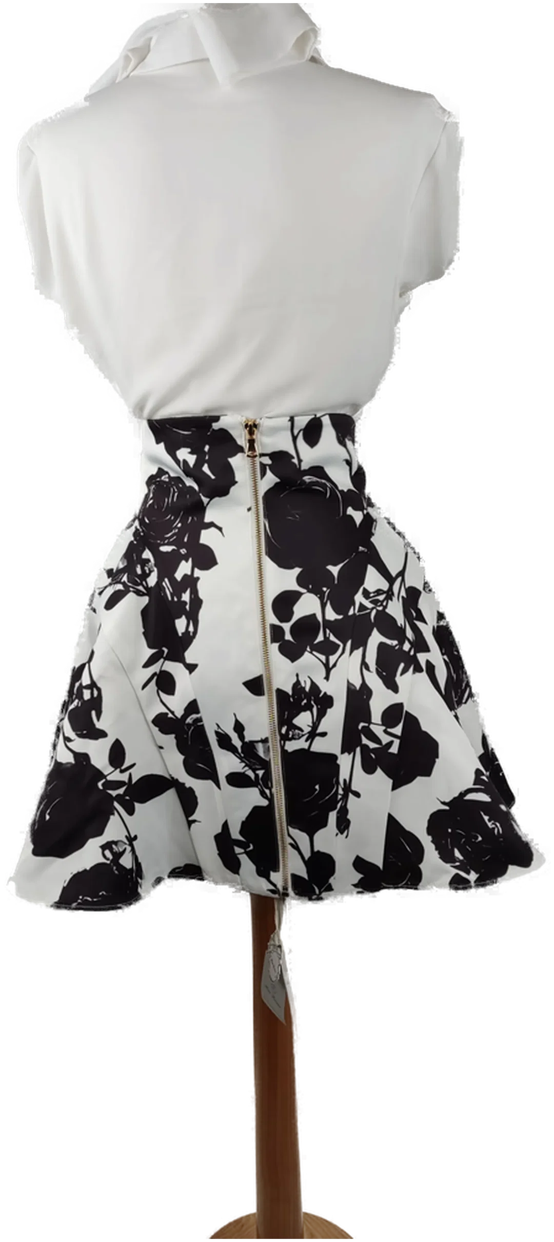 Rock Miss Rosier Mit Rosenmuster, Bundweite 78 cm, XL | Neu – Bild 8