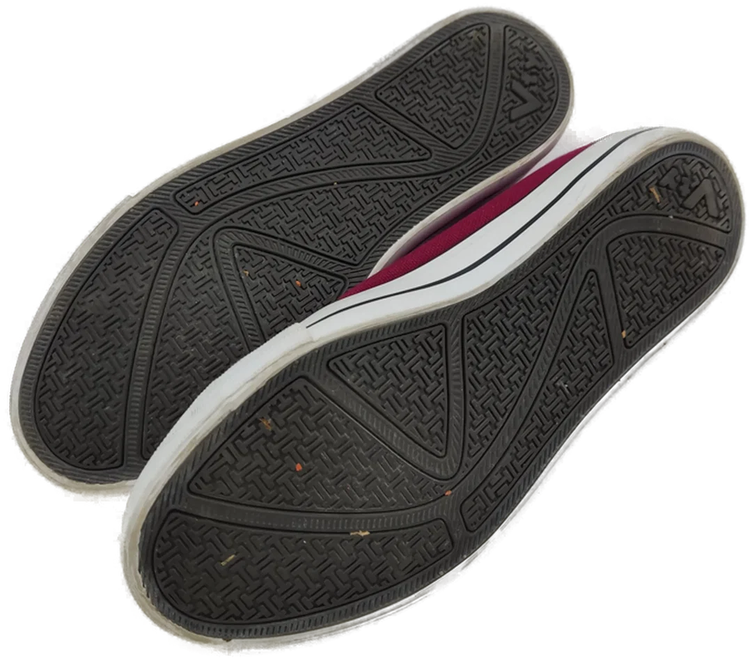 Leinenschuh "viktory", weinrot/weiß, Größe 38 – Bild 4