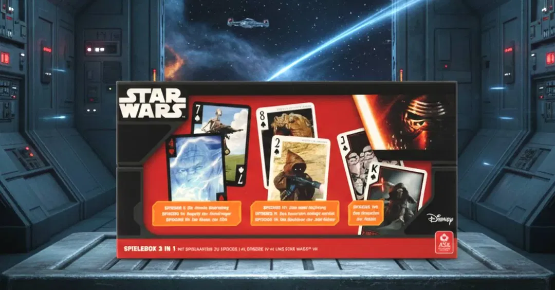 Star Wars Spielbox 3 in 1 – Spielkarten Episode I–III, IV–VI & VII – ASS Altenburger - Bild 4