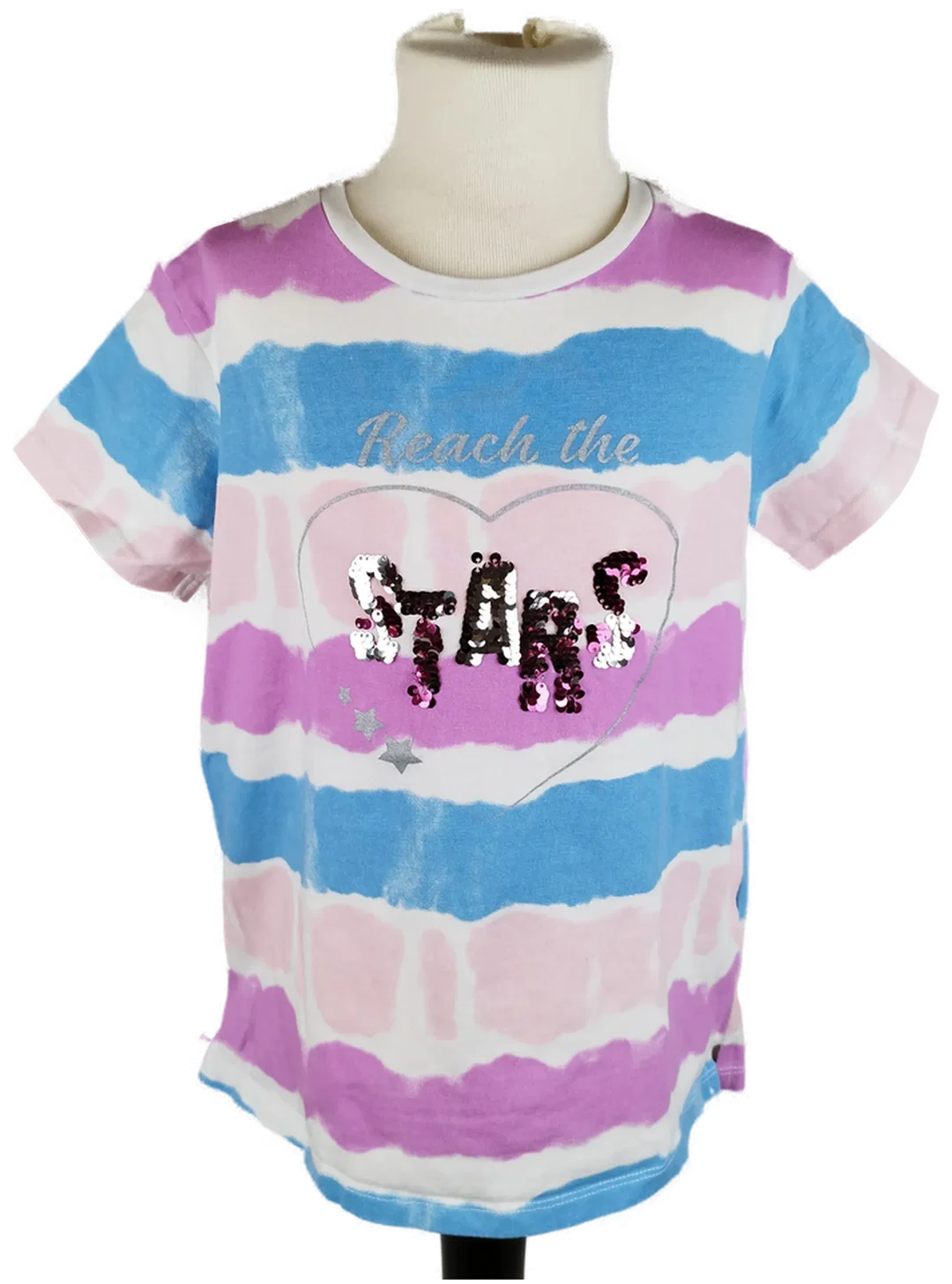Plaza Italia Mädchenshirt - 7-8 Jahre / Tie-Dye Look - Bild 4