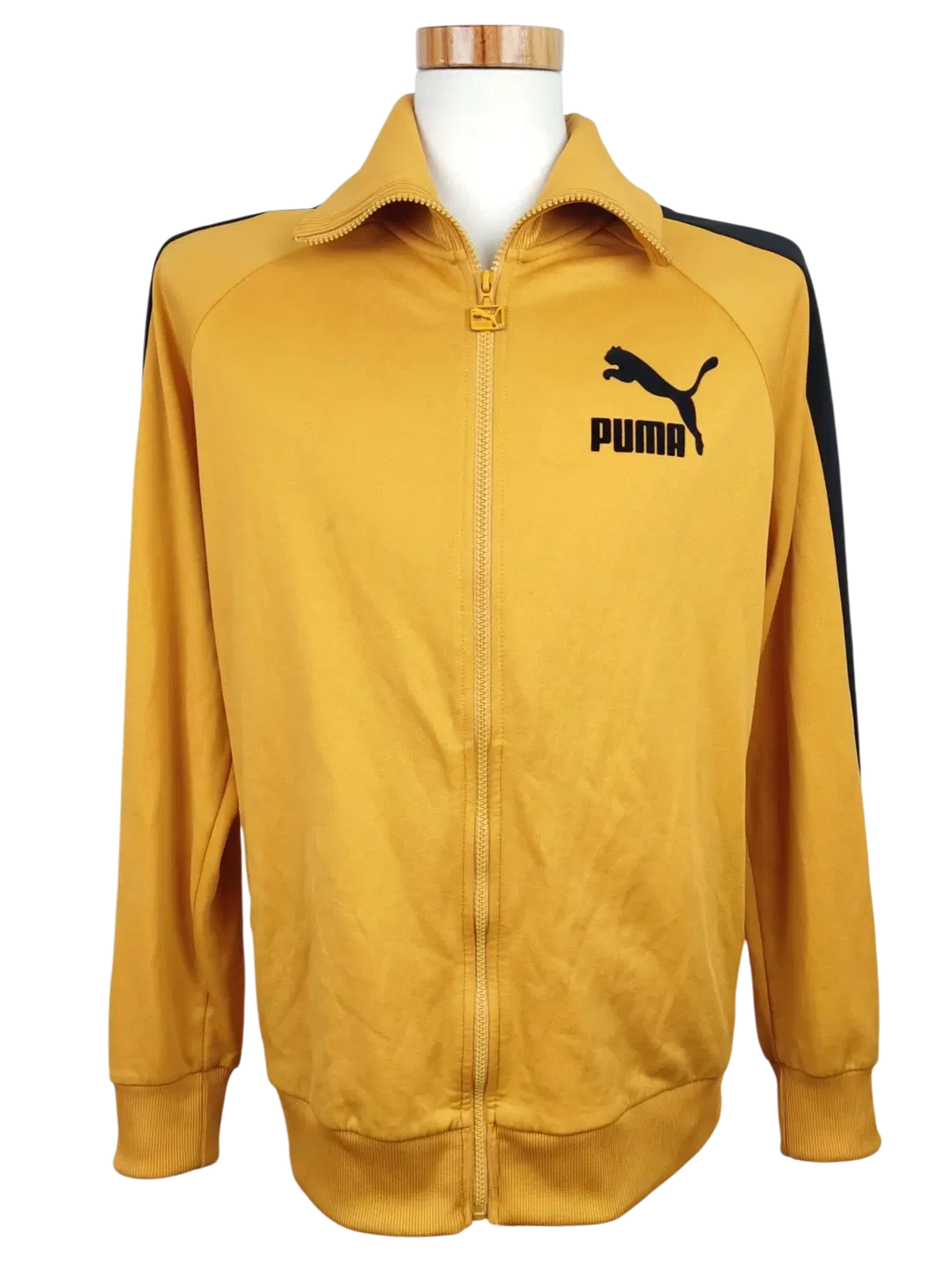 Puma Herren Trainingsjacke, gelb - Gr. L  - Bild 4