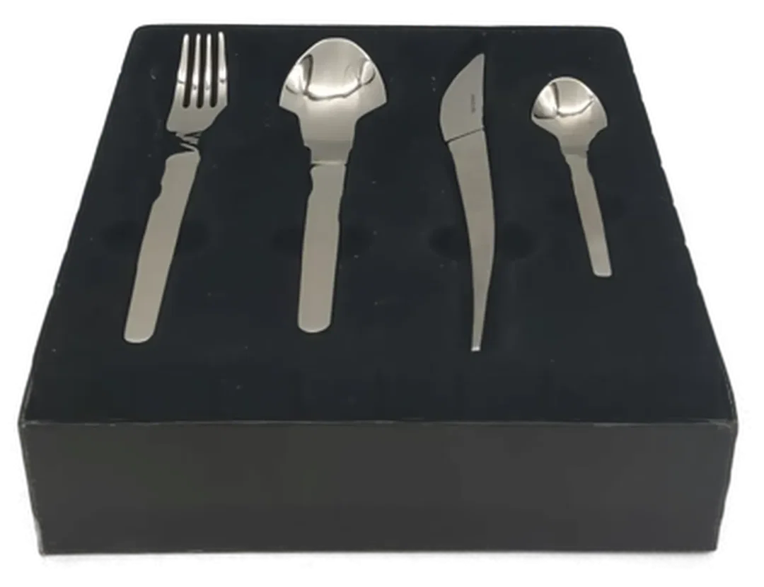 Besteckset Edelstahl 18/8, 20-teilig modern glänzend – Bild 2