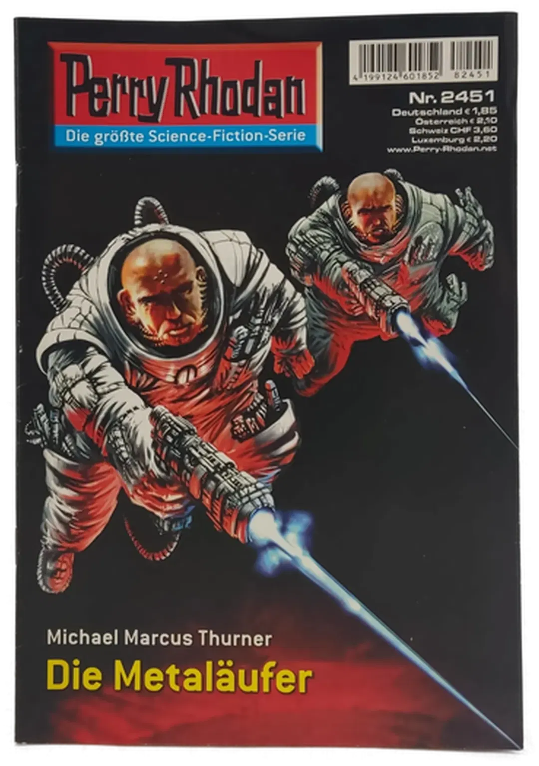 Romanheft Perry Rhodan Die Metaläufer Erstauflage Nr.2451 - Bild 2