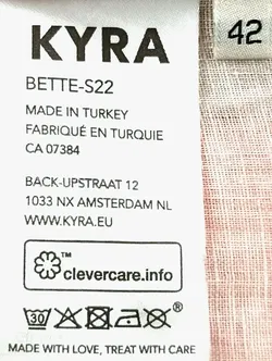 Kyra Midi-Hemdblusenkleid gemustert Gr. 42 - Bild 4