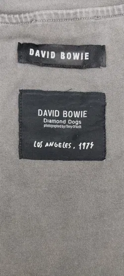 Zara Herren Shirt David Bowie grau Gr. EUR S - Bild 5