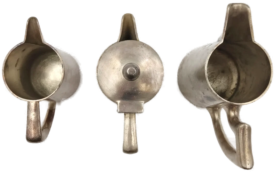 Endemann/Collini Milchkännchen-Set Alpacca-Silber – Bild 6