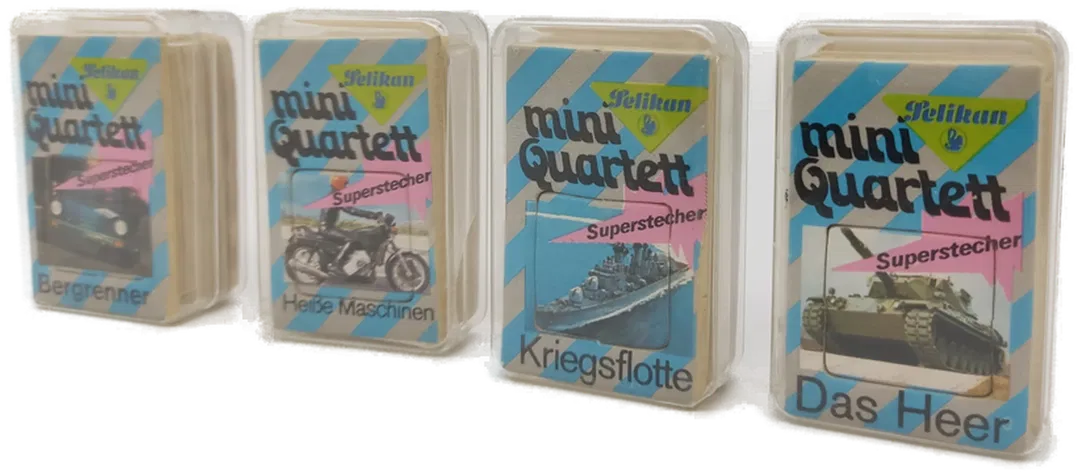 4 verschiedene Mini Quartette Pelikan 