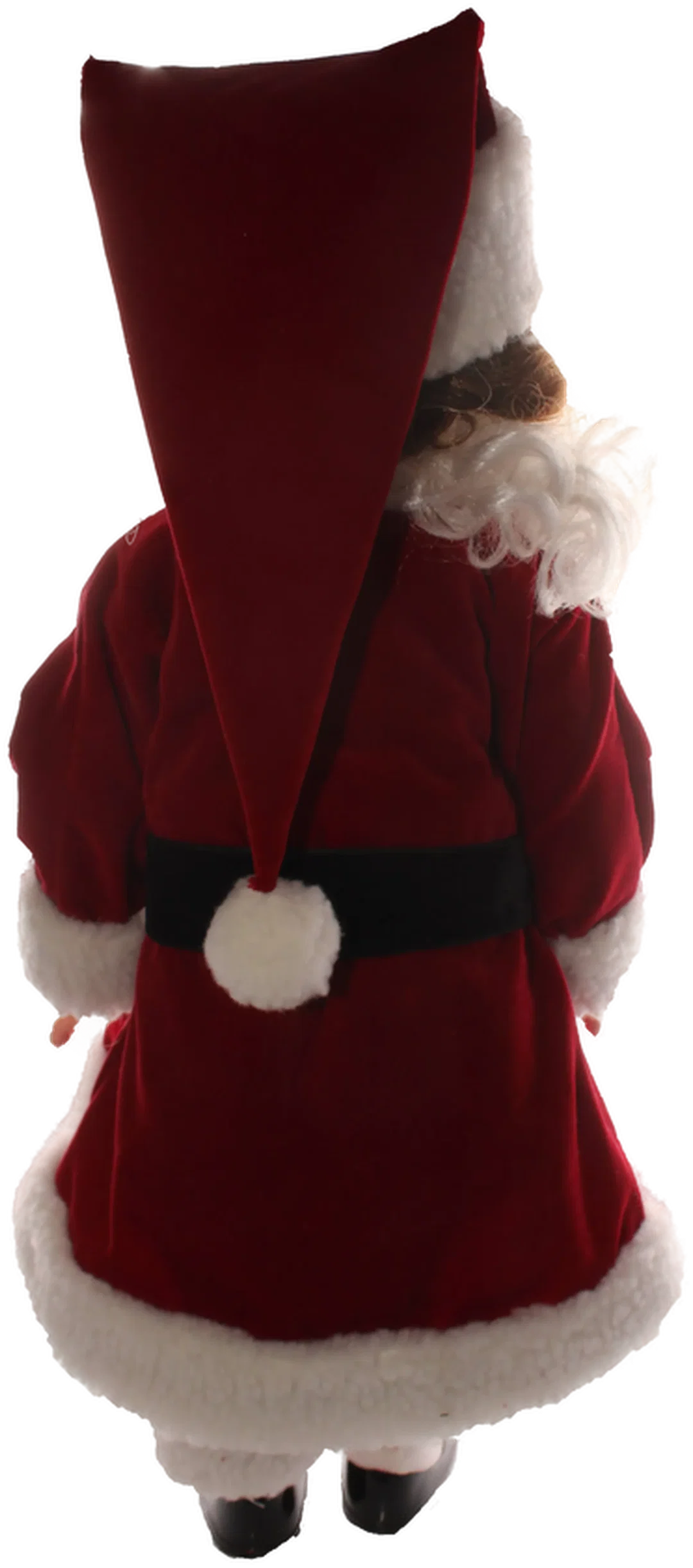 Hamiro Weihnachtsmann / Nikolaus Puppe ca. 59 cm – Originalkleidung – mit Originalkarton (Gebrauchsspuren) – Bild 2
