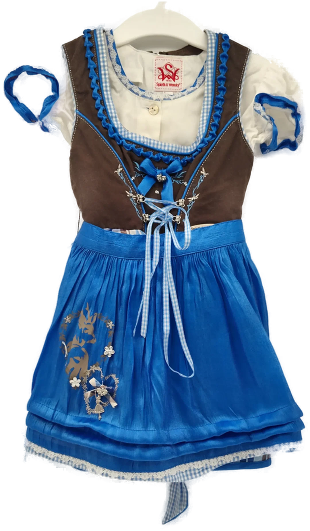 Kindertrachtenkleid Sonstige Baumwolle Gr. 92 | Mini-Trachtenschatz - Bild 4