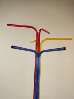 Vintage-Garderobe IKEA PLAGG - 90er-Jahre - rot/gelb/blau - Bild 8