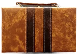 Domino Spiel Set 28 Steine mit Kunstleder Koffer - Bild 3