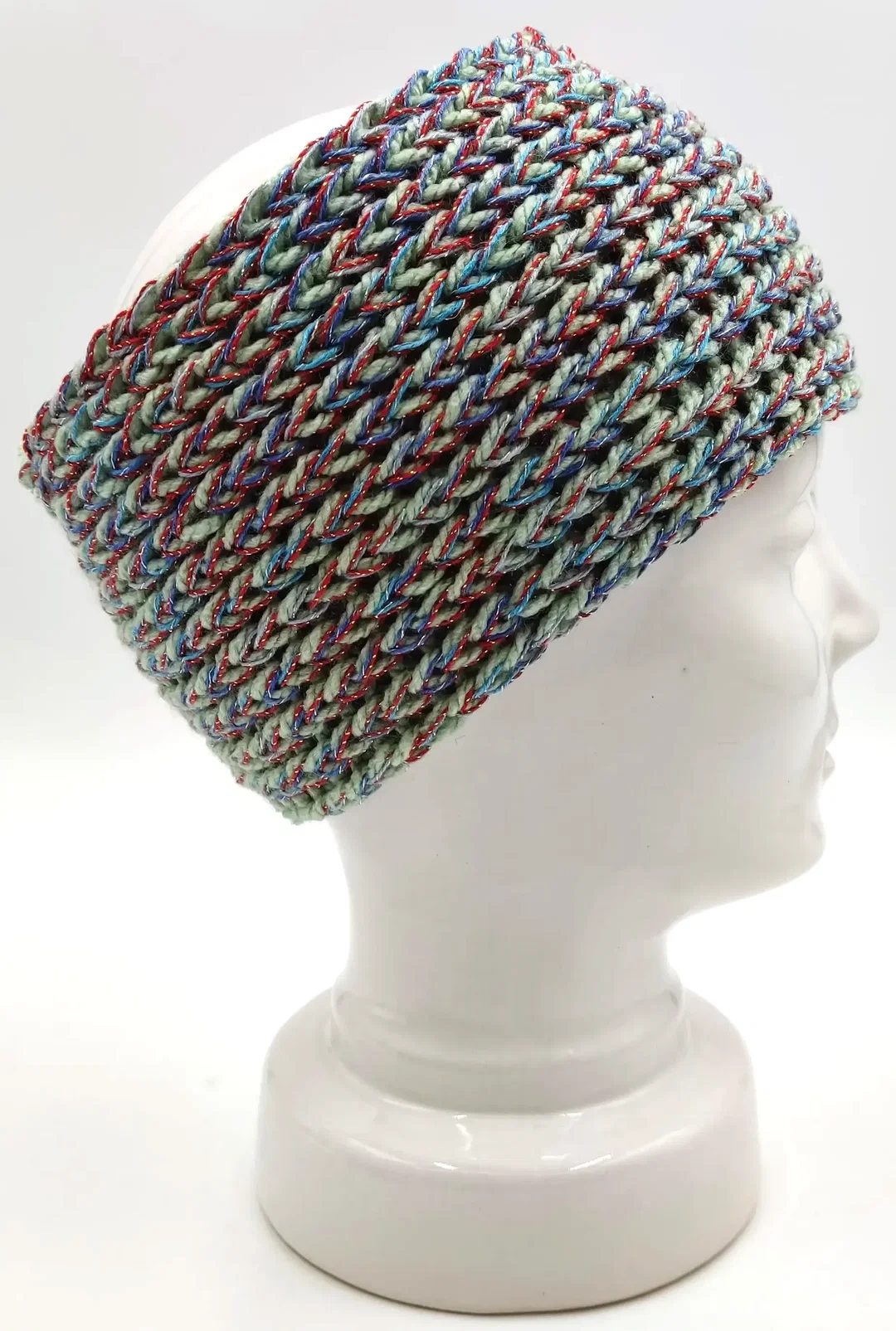 Handgestricktes Stirnband – Bild 1