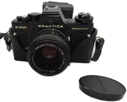 Praktica Spiegelreflex-Kamera B 200 electronic mit Objektiv Pentacon Praktica 1:1,8  50mm  - Bild 1