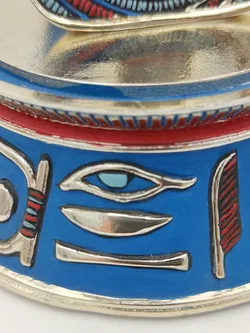 Tutanchamun Porzellan Totenmaske & Zertifikat von Franklin Mint | Ägyptischer Schatz - Bild 8