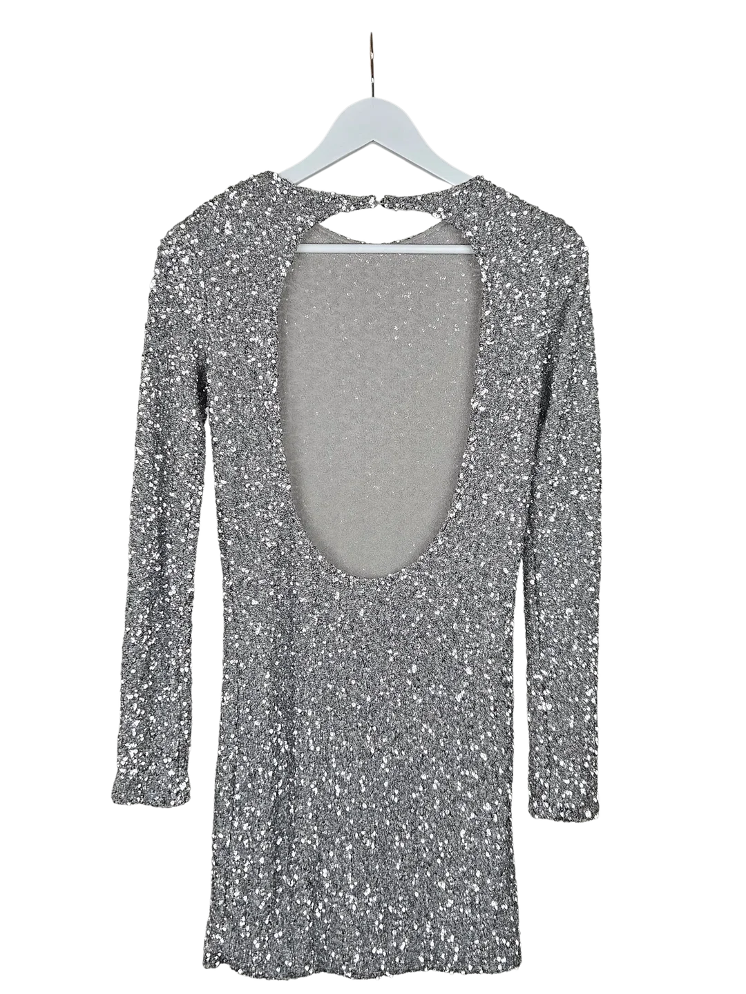 ZARA Damen Partykleid, silber - Gr. M – Bild 2