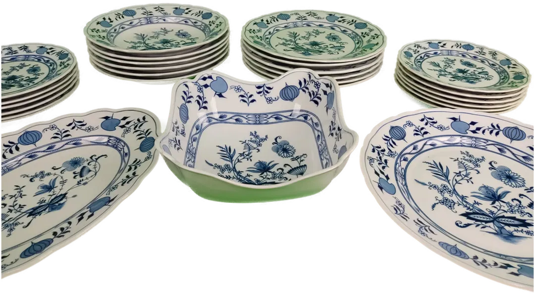 Bavaria Zwiebelmuster in blau Essgeschirr - Bild 1