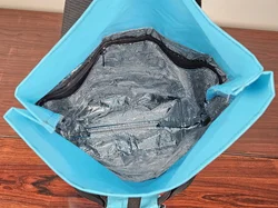 Wörkerei Upcycling WOLT Thermotasche  - blau - Bild 5
