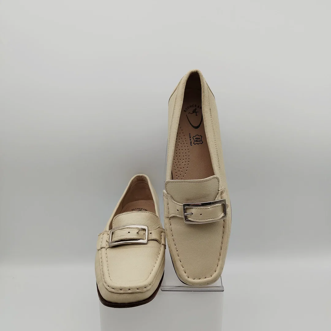 Damen Mokassins / Slipper, Leder, Gr. 39 - Bild 1