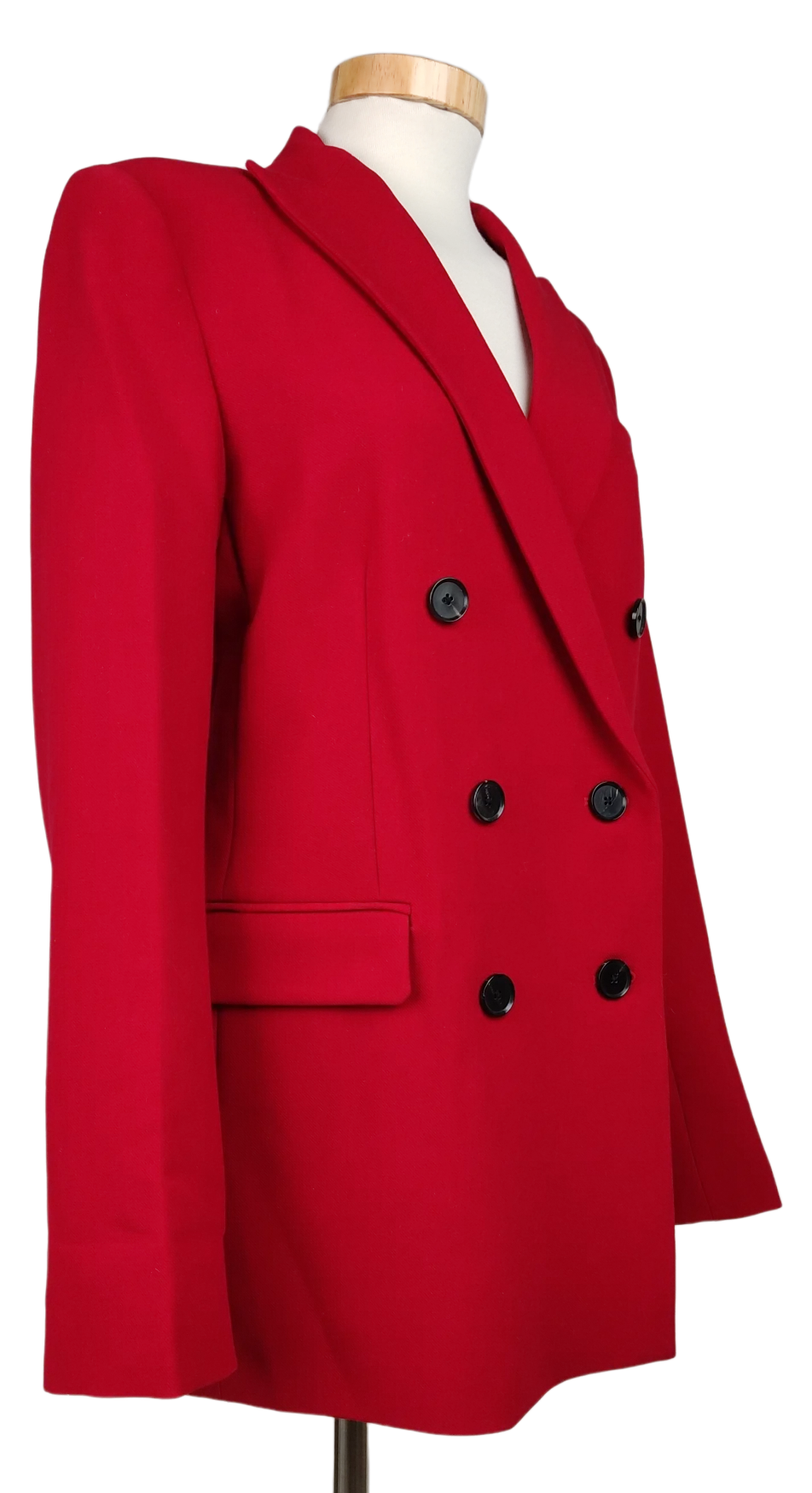 Zara Damen Hosenanzug-Zweiteiler, rot - Gr. XS  – Bild 2