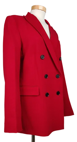 Zara Damen Hosenanzug-Zweiteiler, rot - Gr. XS  - Bild 2