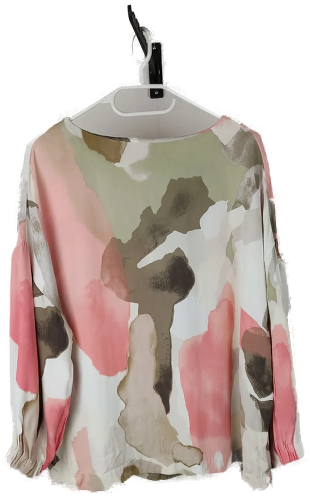 Damenbluse s.Oliver Black Label Viskose Aquarell-Print | Leicht & Elegant – Bild 5