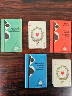 Vintage Spielkartenkassette - Piatnik  - Bild 3