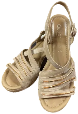 GABOR Comfort  Plateau Damensandale Leder Gr. 7,5 - Bild 2