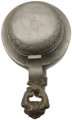 Bierkrug Steinzeug mit Geprägter Zinndeckel  1 L | Mit Charakterspur - Bild 11