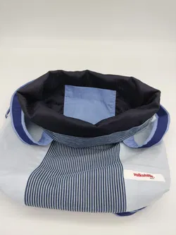 Tragtasche Stoff mehrfarbig + Henkel - Bild 3