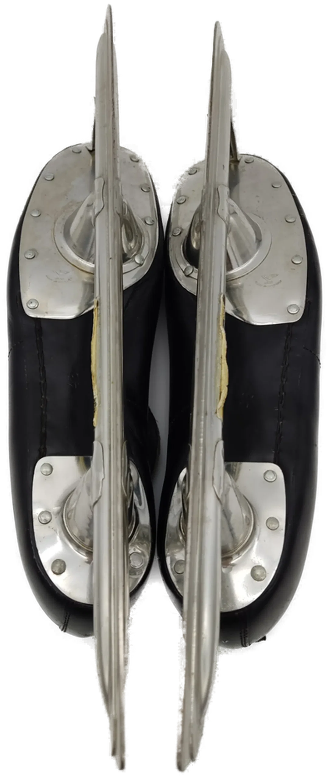 Ving Norwegen  Eisschnelllaufschuhe Herren schwarz Gr. 46 vintage – Bild 2