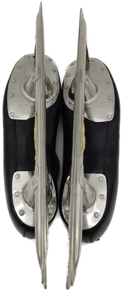 Ving Norwegen  Eisschnelllaufschuhe Herren schwarz Gr. 46 vintage - Bild 2