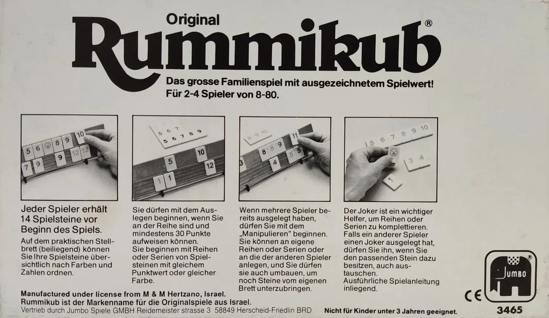 Original Rummikub - Gesellschaftsspiel - Jumbo – Bild 2