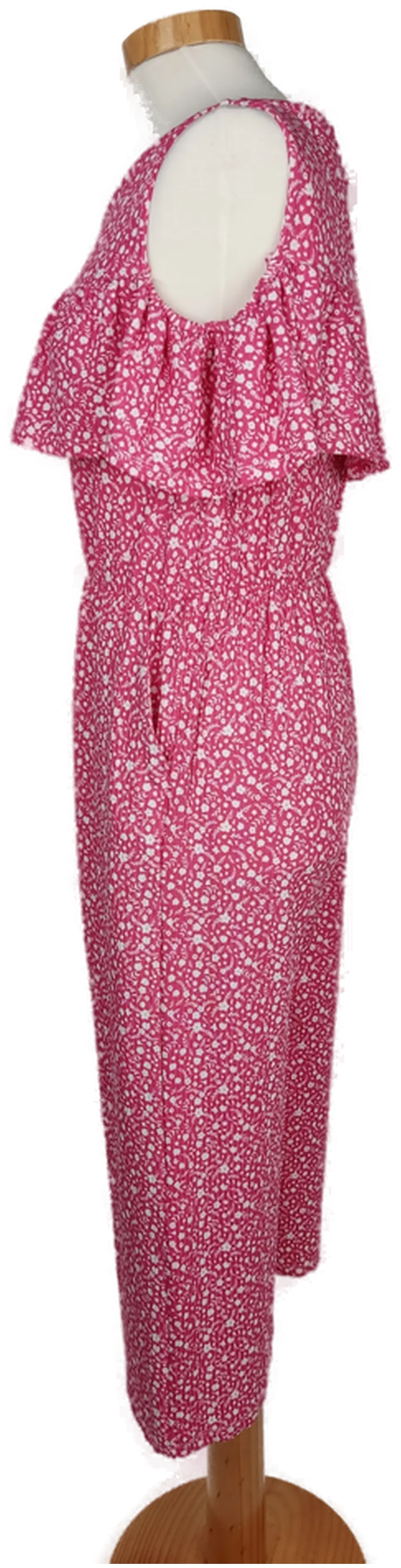 [NEU] LELA Damen Jumpsuit rosa/weiß gemustert - S/36 – Bild 3