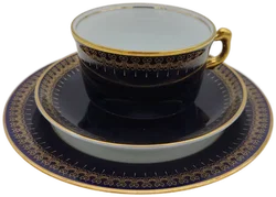 Porzellan-Gedeck Vergoldet | Sammlerstück - Bild 3