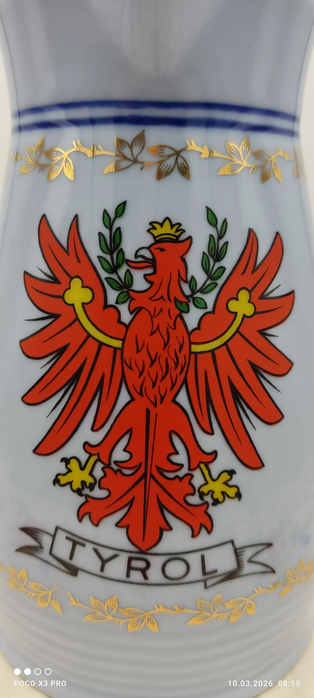 Lilien Porzellan Weinkrug 'Wörthersee' | Souvenir-Schatz – Bild 3