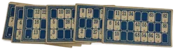 Vintage Sammlung von Bingokarten und Steinen  - Bild 9